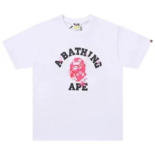 BAPE Sakura College T-shirt White | A Bathing Ape