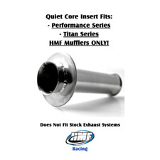 Hmf Exhaust Muffler Quiet Core Insert Suzuki Honda Kawasaki Polaris