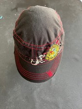 Harry Potter Hat Cap Adult Black Hogwarts School Crest Distressed Military 