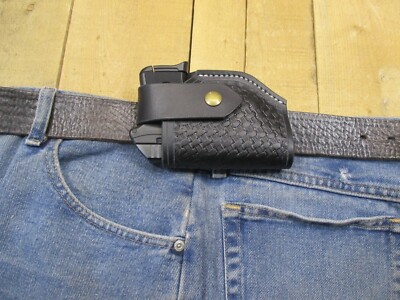 Leather Holster for Ruger 380 LCP & LCP II with/without Crimson Trace Laserguard