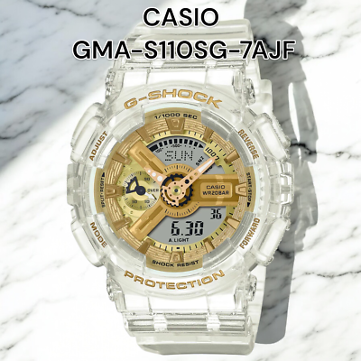New CASIO G-Shock GMA-S110SG-7AJF Skeleton x Gold Mid Size New CASIO G-Shock GMA-S110SG-7AJF Skeleton x Gold Mid Size