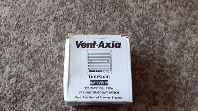 VENT-AXIA TIMESPAN 563519 VARIABLE ZEITVERZÖGERUNGSSCHALTER