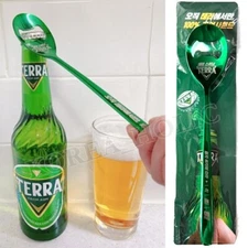 Hite Jinro Terra Beer Spooner Korean Spoon Shape Green Bottle Opener NEW