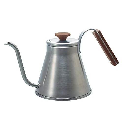 Hervidor de goteo de café Hario V60 VKW-120-HSV 800 ml 27 oz mango de madera Foto 2 de 4