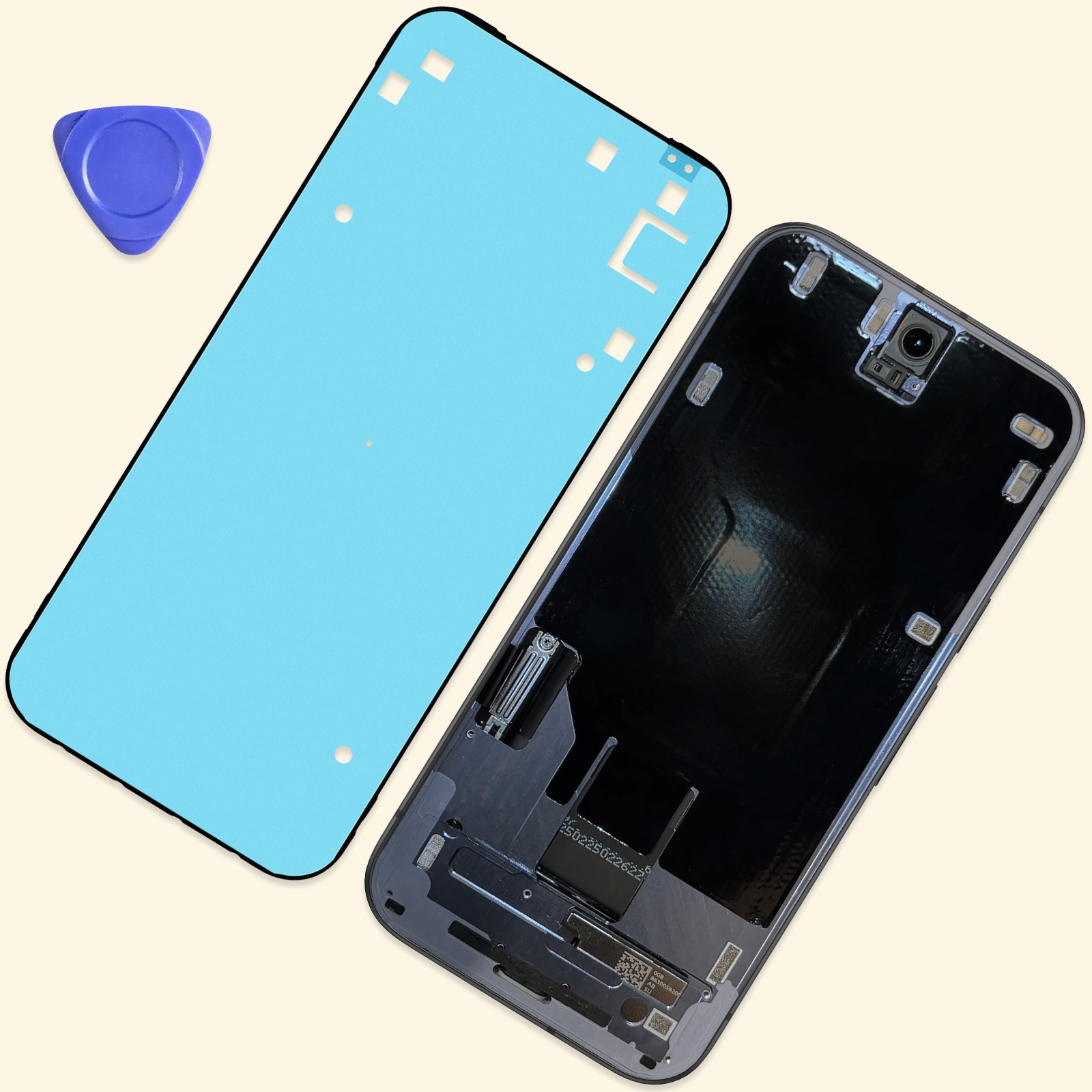 Adhésif écran pour Pixel 9a Google Original Service Pack double face - 4