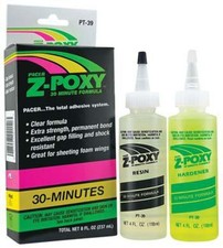 NEW ZAP Adhesives Z-Poxy 30-Minute Resin  Hardener 8 oz Set PT39