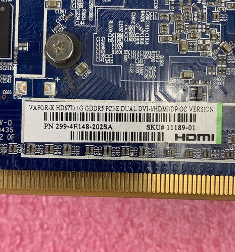 Vapor-X Radeon HD 6770 ATI 1GB GDDR5 Video Graphics Card - Picture 8 of 8