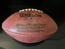 1970'S Pete Rozelle OAKLAND RAIDERS GAME USED WILSON PRO FOOTBALL EQUIP MANAGER