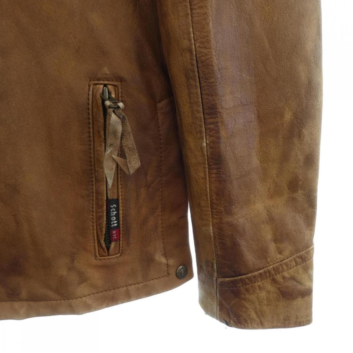 Schott leather jacket used - image 6