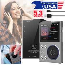 Digital HiFi MP3 Player With Bluetooth 5.3 Lossless DSD Music Player Audio 16GB 