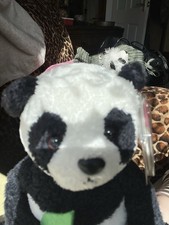 TY Beanie Manchu Panda Retired 2006 Collectable With Tags