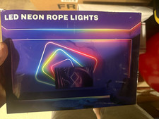Lumières LED Multicolore Néon Corde, Télécommande, Style Corde/Fil
