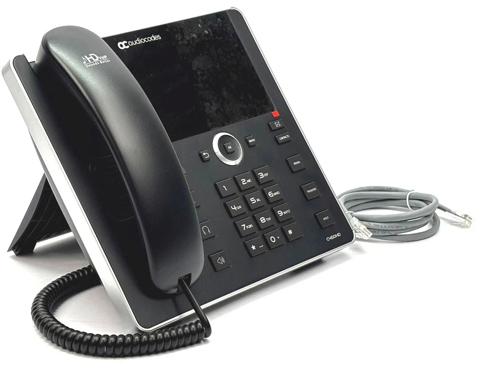 Audiocodes C450HD IP Business Phone Touch Screen Wi-Fi Microsoft Teams GGWV00745 - Image 4 of 4