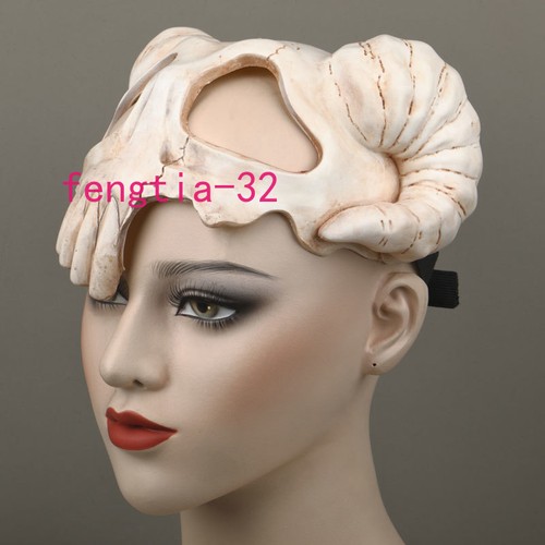 Anime Bleach Neliel Tu Oderschvank Skull Mask Cosplay Half Face Mask Prop Gift - Picture 7 of 9
