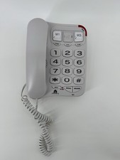 Acenis TerryPhone Big Button Telephone Handset White Landline