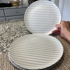 Hearth & Hand Melamine Ticking Stripe 8 1/2 S...