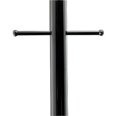 Progress Lighting P5391 Black Outdoor 7 Foot Aluminum Post With Ladder Rest