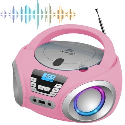 Tragbarer CD-Player Stereoanlage Kinder Radio CD-Radio Boombox Kompaktanlage