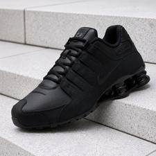 Nike Shox NZ Triple Black 378341-001 Men's Size New