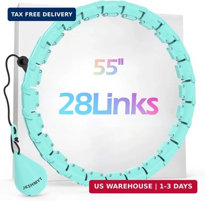 JKSHMYT Weighted Hula Circle Hoops for Adults Weight Loss, Infinity Fitness Hoop