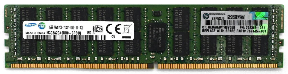 Samsung PC4-17000 (DDR4-2133) Bus Speed Computer RAM 16 GB Total