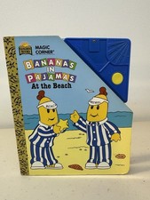 Bananas in Pajamas at the Beach Magic Corner Musical Golden Book Vintage