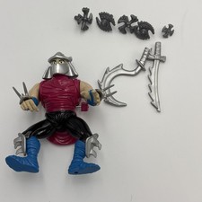 Slice 'N Dice Shredder Almost Complete Wacky Action TMNT 1990 Playmates Vintage