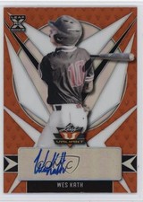 2021 Leaf Valiant Orange /99 Wes Kath #BA-WK1 Auto 18t1