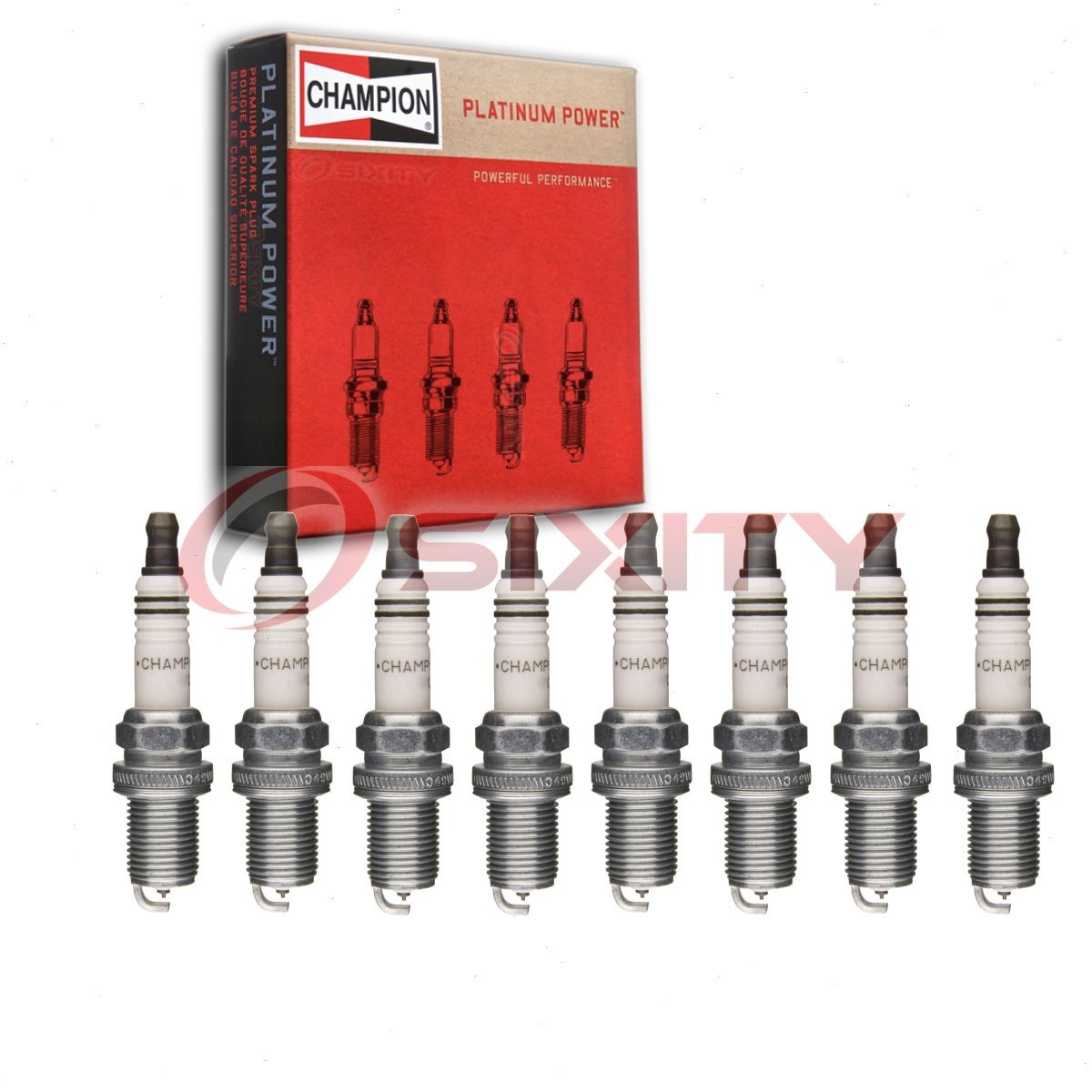 8 pc Champion Platinum Spark Plugs for 2008-2010 Audi R8 4.2L V8 Ignition ke