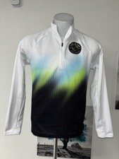 Zoot Men s 1/4 Zip Long Sleeve Bike Swim Run Size S Excellent Condition