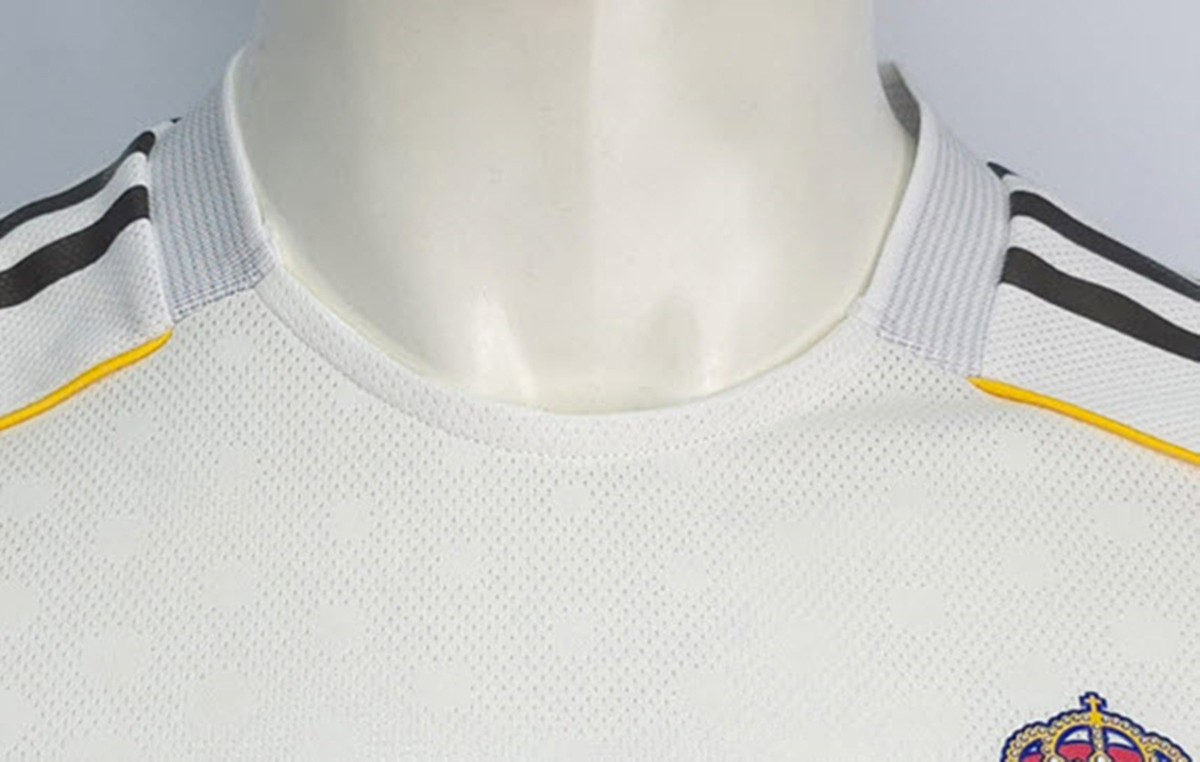 Adidas Men Real Madrid Home Authentic Shirts White Soccer RMFC Tee