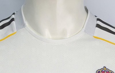 Adidas Men Real Madrid Home Authentic Shirts White Soccer RMFC Tee