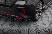 Heck Ansatz Flaps Diffusor FüR Kia Ceed GT Mk3 Facelift HeckschüRze Schwarz