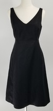 J. CREW Size 10P Petite Lyndsey Dress Cotton Cady No Sash Black NEW