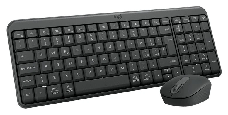 Logitech Tastiera e mouse MK SERIES MK250 Compact Bluetooth Wireless Combo - Immagine 2 di 4