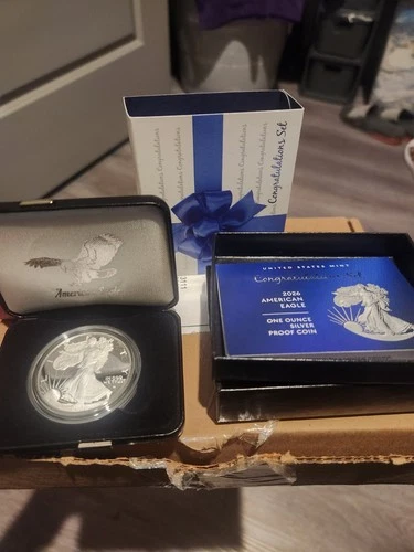 2026 P Congratulations Set American Silver Eagle 1oz Silver Proof Coin IN HAND