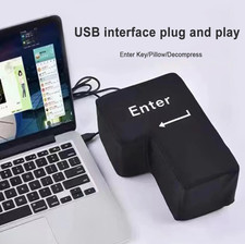1 pc Soft USB Enter Key Pillow   Giant Stress...