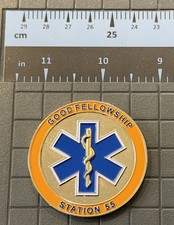 Pièce de monnaie ambulance PA Good Fellowship West Chester Station 55 EMS EMT Pennsylvanie