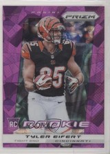2013 Panini Prizm Rookie Purple Cracked Ice Prizm 26/40 Tyler Eifert #294 z0q
