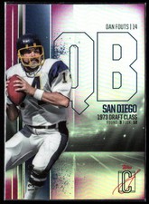 2024 Topps Signature Class #52 Dan Fouts Magenta #/250