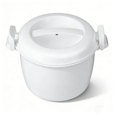 Microwave Rice Cooker 2 Quart, Microwave Steamer for Vegetables, 1.8L Profess...