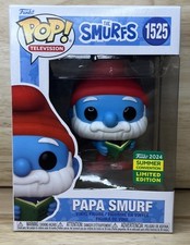 Funko Pop! Papa Smurf #1525 2024 SDCC Summer Shared Convention Exclusive In Hand