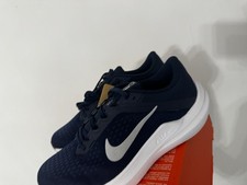 Nike Air Winflo 10 Trainers Navy/Silver/White UK 6 EU 40 DV4022-400