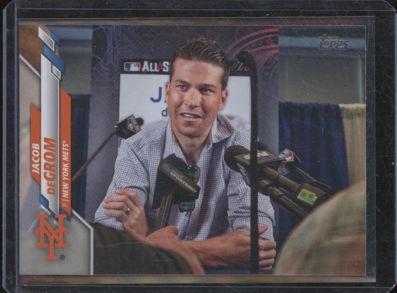 2020 Topps Update Series JACOB DEGROM #U299 Image Variation SP Mets JA825