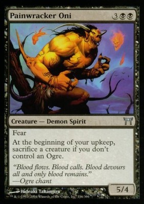 Painwracker Oni - Light Play MTG Champions of Kamigawa