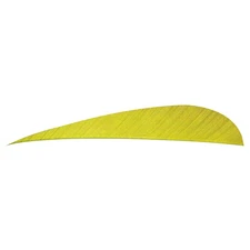 🎯 Trueflight Parabolic Feathers Yellow 4 in. RW 100 pk.