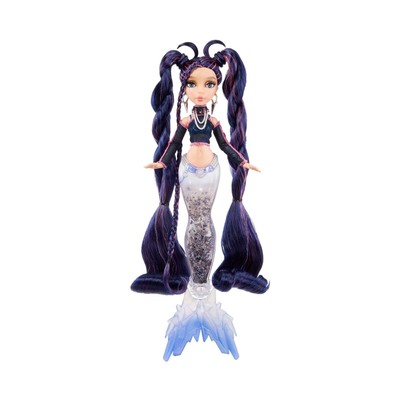   Winter Waves Nera  Mermaid Fashion Doll with Color Change Fin, Glitter-Fill...