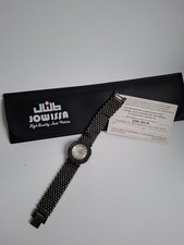 ​Jowissa Facet Damenuhr – Swiss Made – Schwarz/Gold – Mesh-Armband – Inkl. Etui