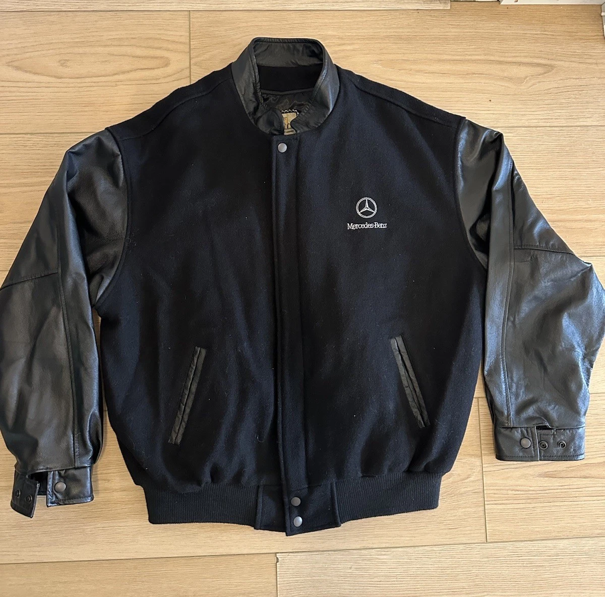 Mercedes-Benz レザージャケット Lサイズ Mercedes-Benz Leather Outer Shell Coats, Jackets & Vests for Men