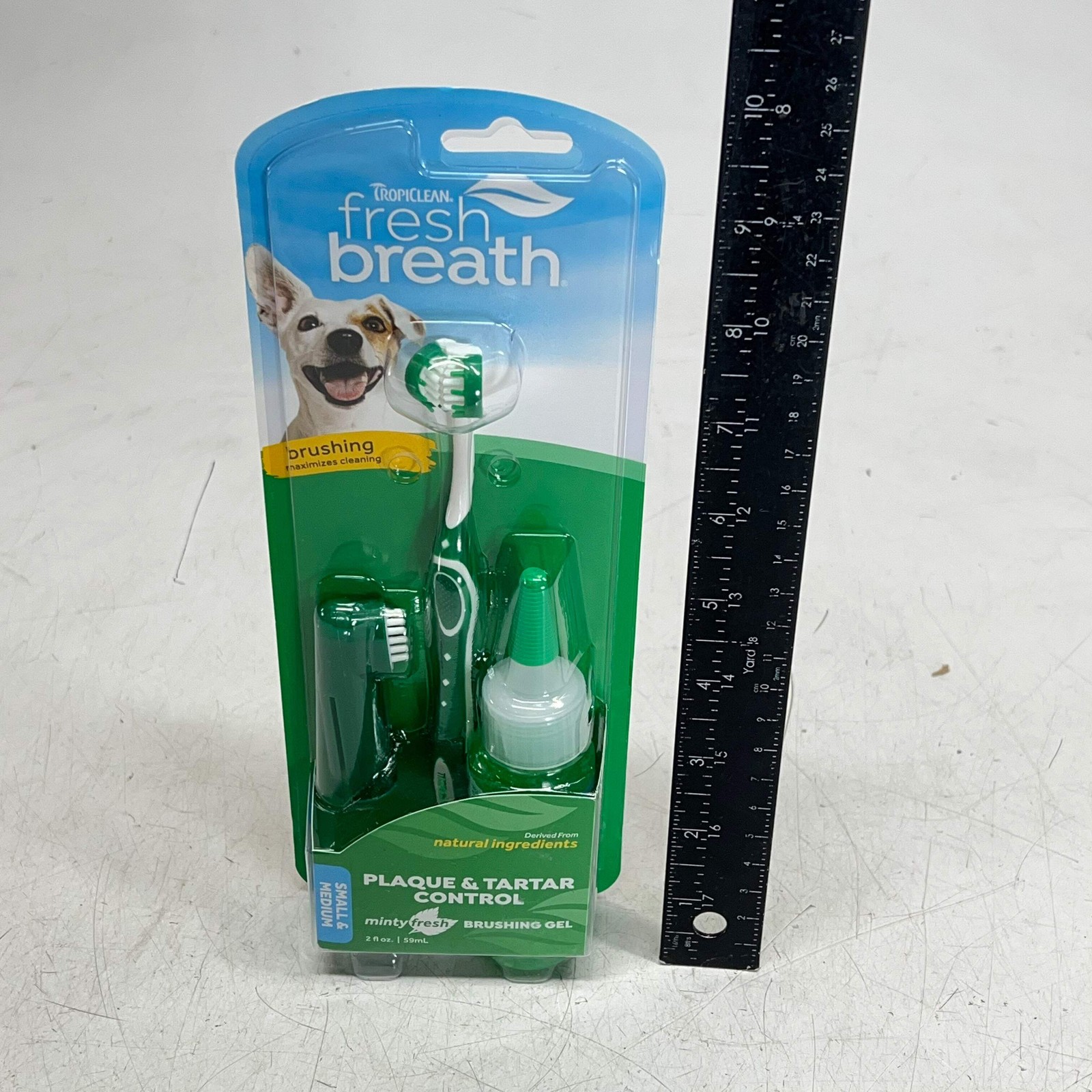 TROPICLEAN (2 PACK) Fresh Breath Oral Care Kit for Dogs Plaque & Tartar Control